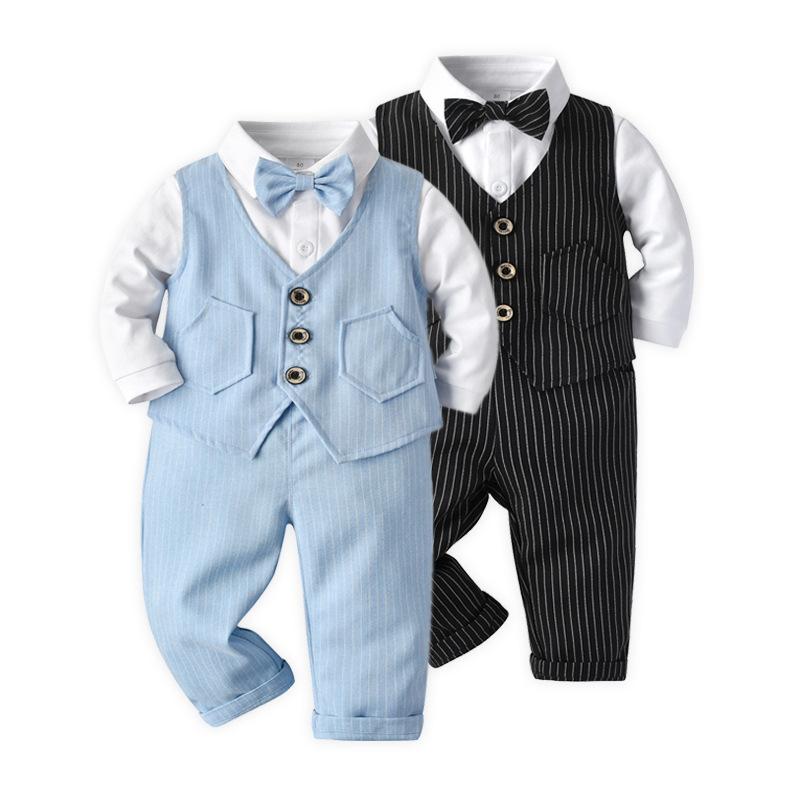 Clothing Sets Toddler Boys Set Autumn Winter Children Shirt Vest Pantsuit 3PCS Suit Boutique Kids ClothingClothing, Black
Clothing Sets Toddler Boys Set Autumn Winter Children Shirt Vest Pantsuit 3PCS Suit Boutique Kids ClothingClothing, Black