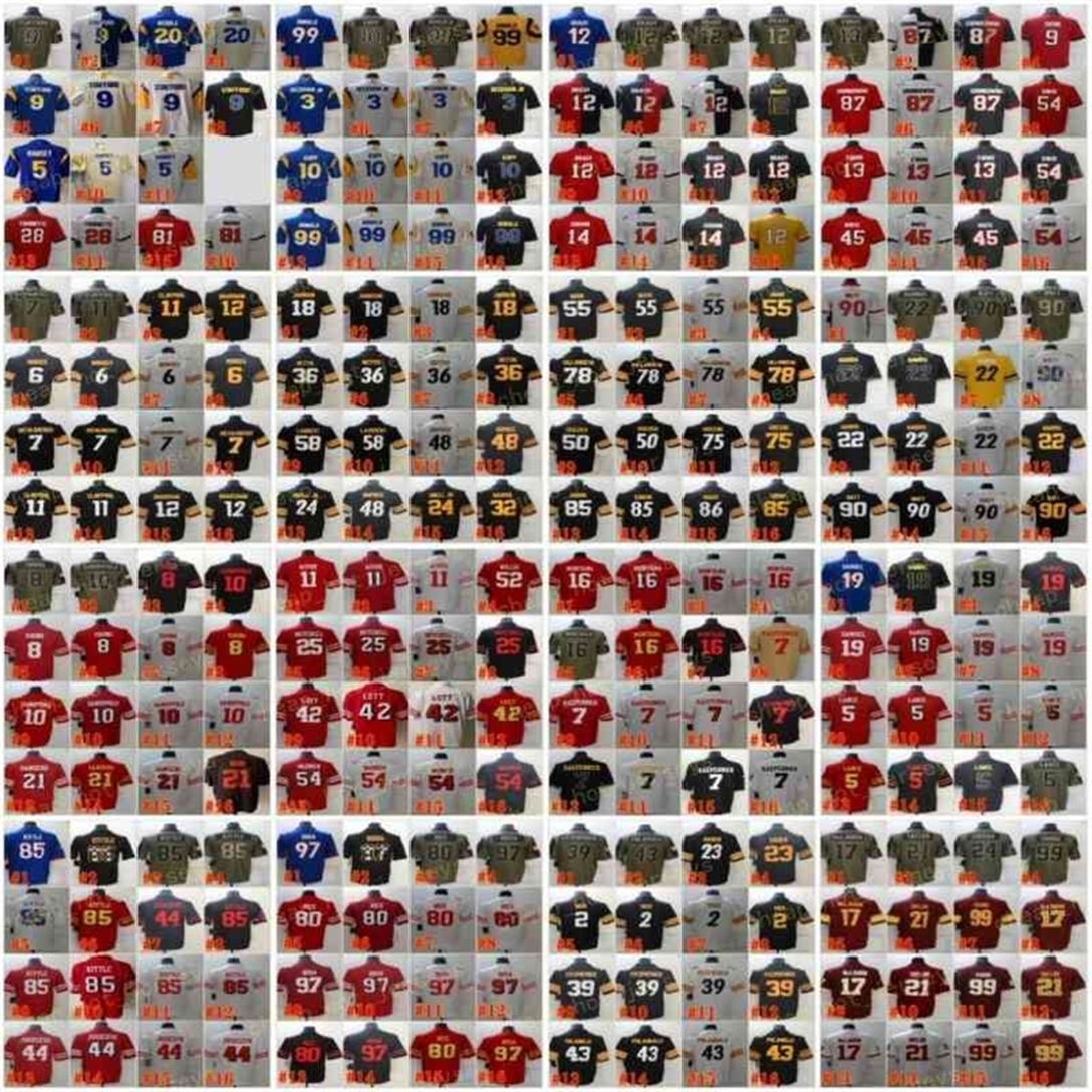 Cooper Kupp Aaron Donald Football Jerseys Odell Beckham Jr Tom Brady Mike Evans TJ Watt Najee Harris Terry McLaurin George Kittle Deebo Samuel, Men
Cooper Kupp Aaron Donald Football Jerseys Odell Beckham Jr Tom Brady Mike Evans TJ Watt Najee Harris Terry McLaurin George Kittle Deebo Samuel, Men