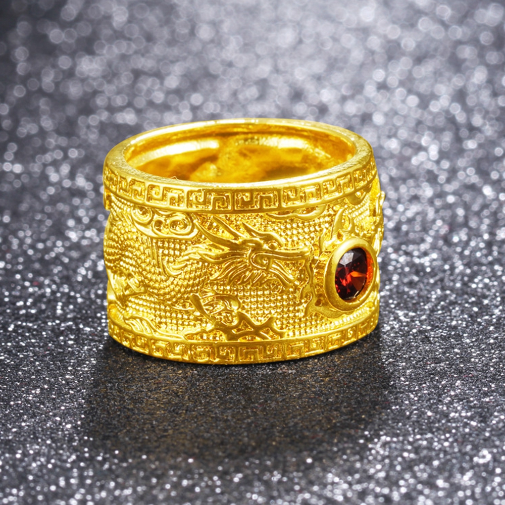 Thick Ring for Women Solid 18k Yellow Gold Filled Wedding Engagement Finger Band Size 6/7 With Red Cubic Zircon Pretty Gift
Thick Ring for Women Solid 18k Yellow Gold Filled Wedding Engagement Finger Band Size 6/7 With Red Cubic Zircon Pretty Gift