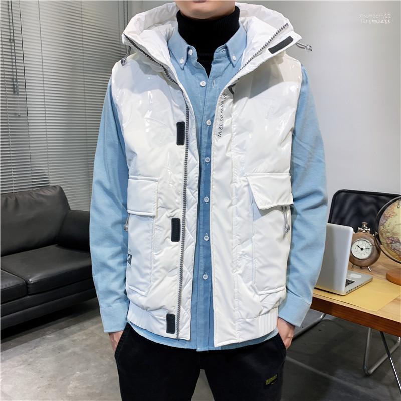 Men's Down & Parkas 80% Grey Duck Padded Winter Hodded Warm Vest Men White Gilet Coat Sleeveless Jacket1 Stra22, Black
Men's Down & Parkas 80% Grey Duck Padded Winter Hodded Warm Vest Men White Gilet Coat Sleeveless Jacket1 Stra22, Black