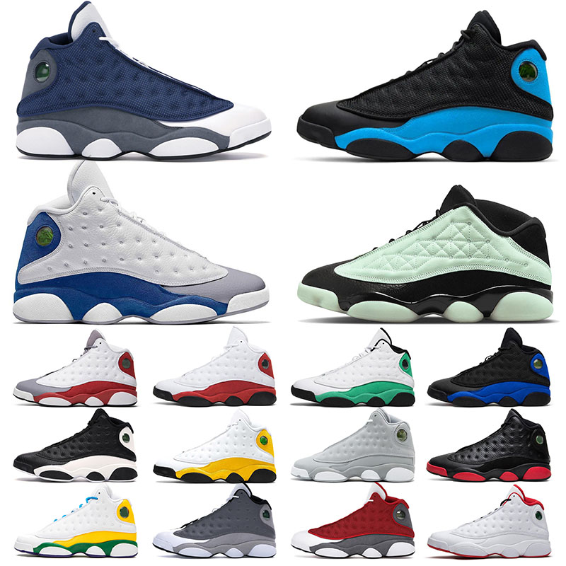 Designer Jumpman 13 13s XIII Mens Womens Basketball Shoes Barons Flint Black Cat French Blue Golden Glitter Singles Day Sports Sneakers Trainers Size 36-47, 40-47 hyper royal
Designer Jumpman 13 13s XIII Mens Womens Basketball Shoes Barons Flint Black Cat French Blue Golden Glitter Singles Day Sports Sneakers Trainers Size 36-47, 40-47 hyper royal