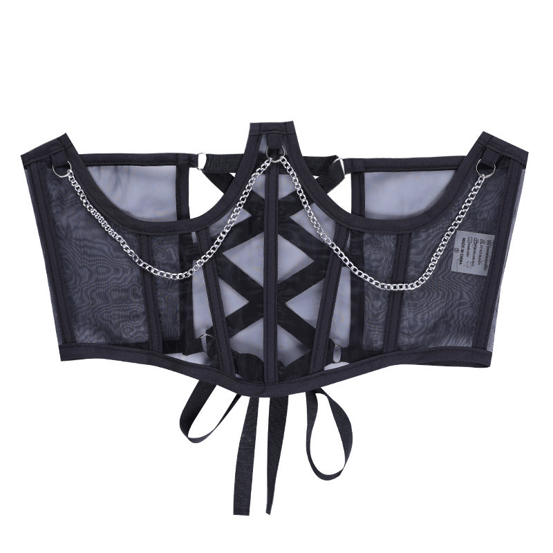 Women Fashion Sexy Underbust Top Curve Shaper Modeling Strap Slimming Waist Wide Corset Belts y2k Dress Goth Accessories 220413