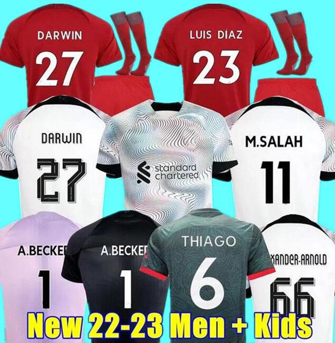 22 23 season home soccer jerseys 2022 2023 FIRMINO Diogo Luis DIaz football shirts men kids kits Alexander Arnold DARWIN Carvalho home goalkeeper Community Shield, 22/23 away kids
22 23 season home soccer jerseys 2022 2023 FIRMINO Diogo Luis DIaz football shirts men kids kits Alexander Arnold DARWIN Carvalho home goalkeeper Community Shield, 22/23 away kids