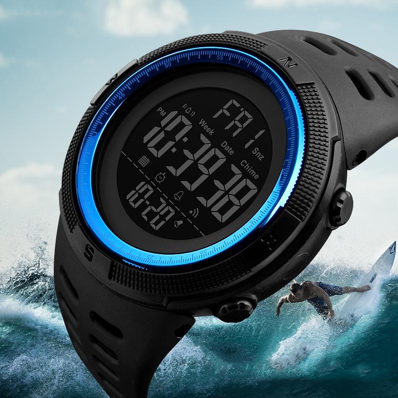 Wristwatches Fashion Outdoor Sports Watch Men Multi-function Chronograph Waterproof Analog Digital Plastic Student Clock, 04
Wristwatches Fashion Outdoor Sports Watch Men Multi-function Chronograph Waterproof Analog Digital Plastic Student Clock, 04