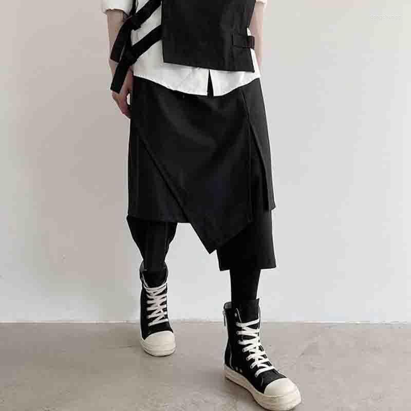 Men' Pants Summer Japanese Men' Trend Loose Skirt Yamamoto Personality Casual Fashion Irregular 2-piece Hip Hop Harem PantsMen, Black
Men' Pants Summer Japanese Men' Trend Loose Skirt Yamamoto Personality Casual Fashion Irregular 2-piece Hip Hop Harem PantsMen, Black
