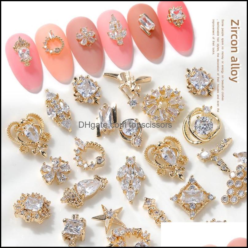 Nail Art Decorations Salon Health Beauty Metal Zircon 3D Top Quality Crystal Jewelry Nails Decoration Zircons Diamond Charms Drop Delivery
Nail Art Decorations Salon Health Beauty Metal Zircon 3D Top Quality Crystal Jewelry Nails Decoration Zircons Diamond Charms Drop Delivery