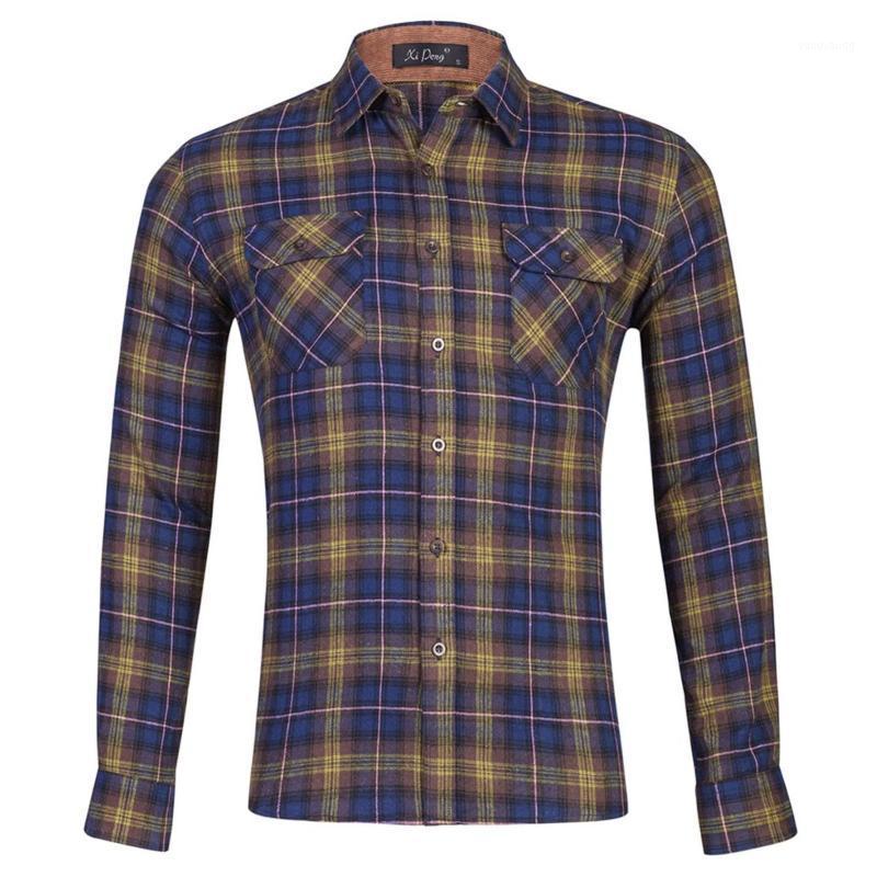 Men' Casual Shirts 2022 Brand Men Blouses Long Sleeve Cotton Flannel Plaid Shirt Tops Plus Size Blouse Male Clothes, Blue
Men' Casual Shirts 2022 Brand Men Blouses Long Sleeve Cotton Flannel Plaid Shirt Tops Plus Size Blouse Male Clothes, Blue