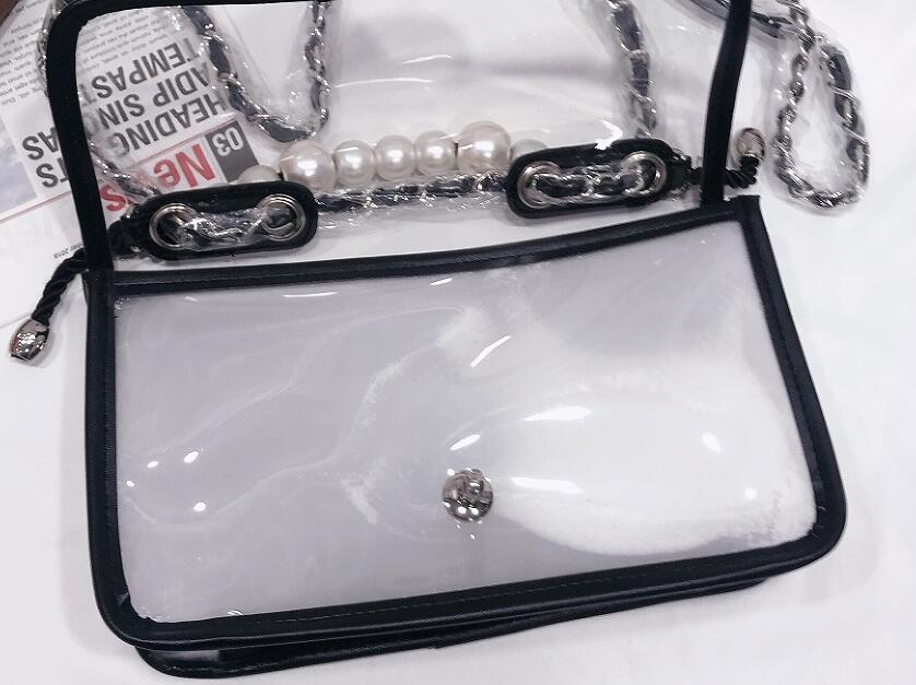 Celebrity Women's PVC Chain Transparent Classic Flap Bag Luxury Shoulder Crossbody Purse
Celebrity Women's PVC Chain Transparent Classic Flap Bag Luxury Shoulder Crossbody Purse