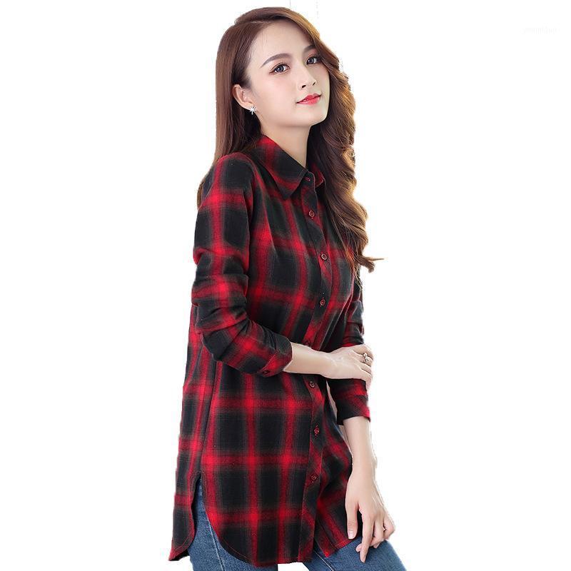 Women Plus Size Plaid Cotton -XXXL Long Shirt Blouses Casual Korean Sleeve Loose Ladies Tops Blusa Feminina Women's & Shirts, Orange black
Women Plus Size Plaid Cotton -XXXL Long Shirt Blouses Casual Korean Sleeve Loose Ladies Tops Blusa Feminina Women's & Shirts, Orange black