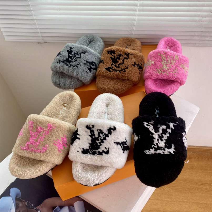 Fwomen Winter Plush Slippers Designer Sandals Lndoor Hotle Shoes Warm Slipper For Woman Slides Flip Flops Top Quality With Box
Fwomen Winter Plush Slippers Designer Sandals Lndoor Hotle Shoes Warm Slipper For Woman Slides Flip Flops Top Quality With Box
