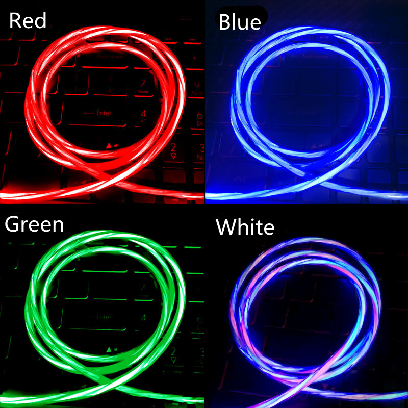 1m Magnetic Fast Charging USB Cables Flowing Light cellPhone Accessories Cable Led Luminous Micro phone type-c data Cables, Green
1m Magnetic Fast Charging USB Cables Flowing Light cellPhone Accessories Cable Led Luminous Micro phone type-c data Cables, Green