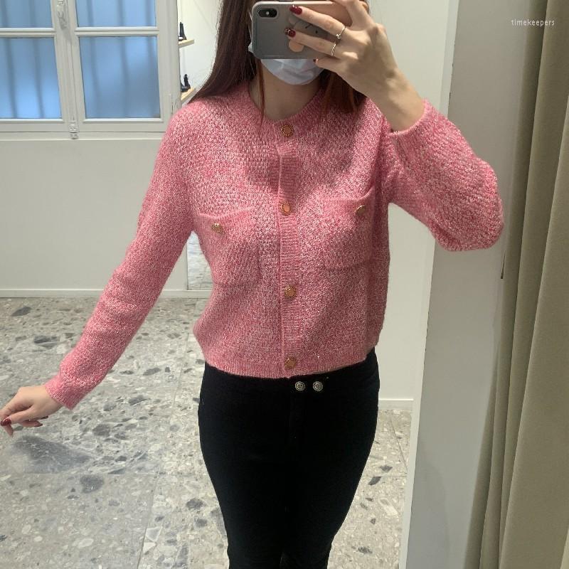 Women' Knits & Tees Women' Pink Sweater Cardigan Long-sleeved French Brand Elegant SweaterWomen' Time22, Sw19884
Women' Knits & Tees Women' Pink Sweater Cardigan Long-sleeved French Brand Elegant SweaterWomen' Time22, Sw19884