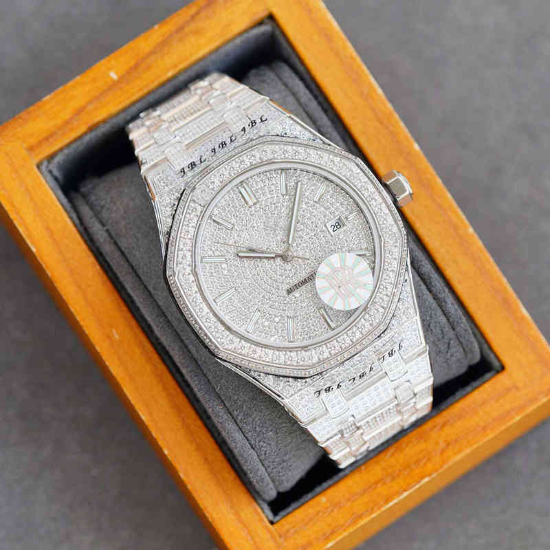 20230CXL Handmade Of Diamonds Watch Mens Automatic Mechanical Watch 40mm With Diamond-studded Steel 904L Sapphire Ladi Busins Wristwatch Montre deVCXC, Colour 19
20230CXL Handmade Of Diamonds Watch Mens Automatic Mechanical Watch 40mm With Diamond-studded Steel 904L Sapphire Ladi Busins Wristwatch Montre deVCXC, Colour 19