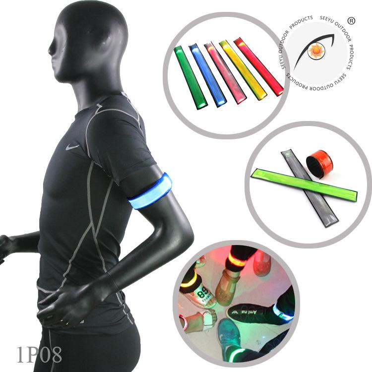 Motorcycle Apparel 2PCS Unisex Sport Reflective Tape Armband Night Fabric Wristband LED Bracelet Fashion Glow Wrist For Running Cycling
Motorcycle Apparel 2PCS Unisex Sport Reflective Tape Armband Night Fabric Wristband LED Bracelet Fashion Glow Wrist For Running Cycling