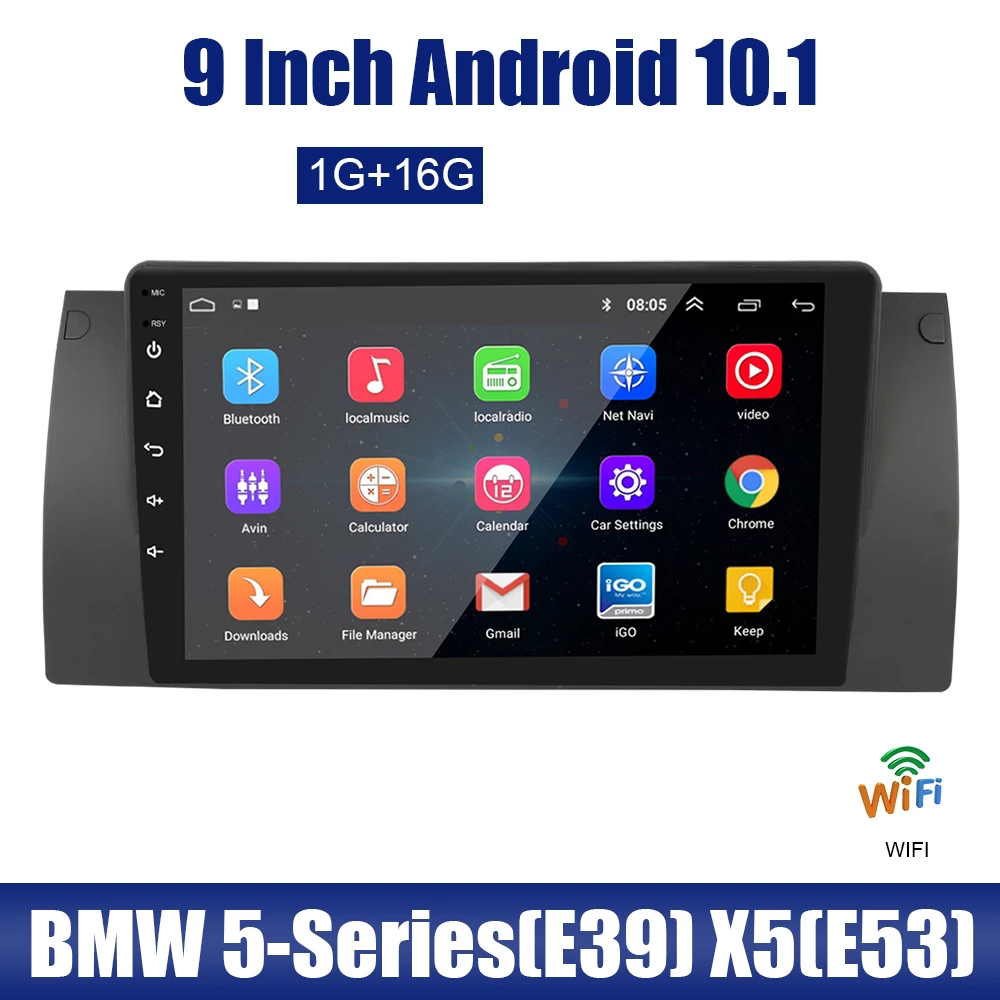 Android 10 Car GPS Video Navigation Radio Multimedia Player For BMW E39 1995-2003 support Steer Wheel Control
Android 10 Car GPS Video Navigation Radio Multimedia Player For BMW E39 1995-2003 support Steer Wheel Control