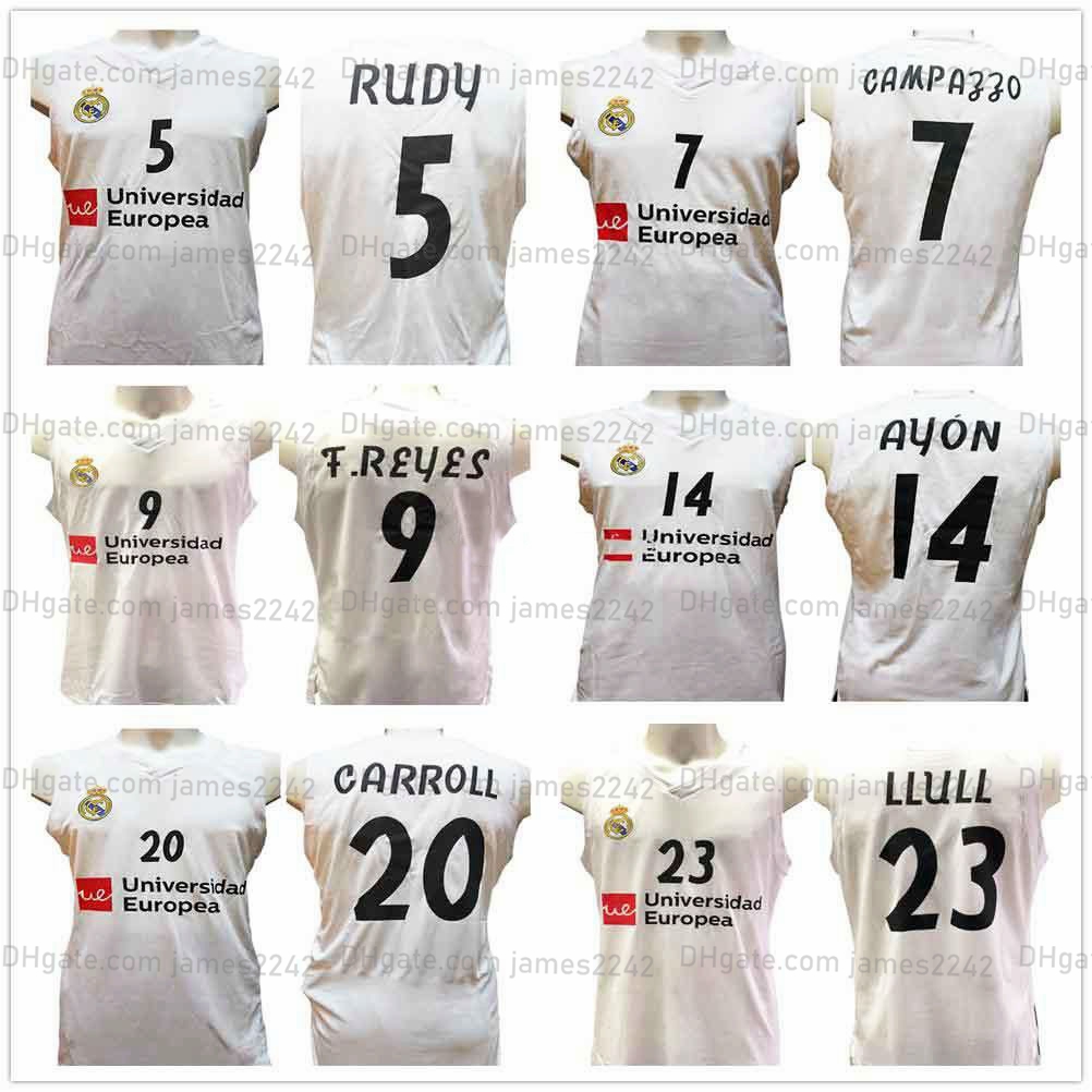 Rudy Fernandez 5 Basketball Jerseys Facundo Campazzo 7 Felipe Reyes 9 Gustavo Ayon 14 Jaycee Carroll 20 Sergio Llull 23 Stitched White Jersey, As shown
Rudy Fernandez 5 Basketball Jerseys Facundo Campazzo 7 Felipe Reyes 9 Gustavo Ayon 14 Jaycee Carroll 20 Sergio Llull 23 Stitched White Jersey, As shown