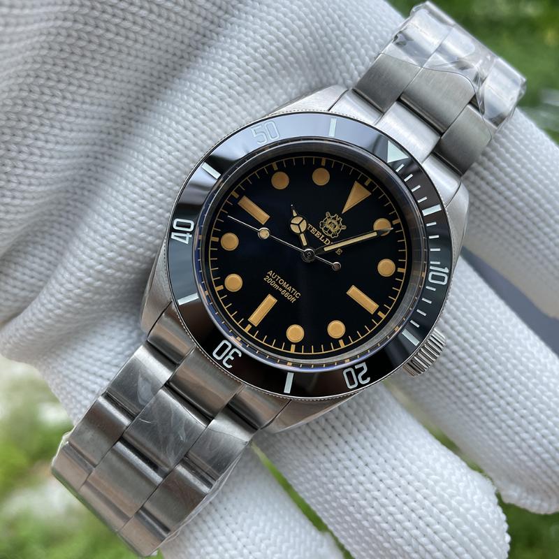 Wristwatches Luxury Dive Watch STEELDIVE SD1958V Ceramic Bezel 200M Waterproof Japan NH35 Super Luminous Mechanical For MenWristwatches, 58v gr-gr with logo
Wristwatches Luxury Dive Watch STEELDIVE SD1958V Ceramic Bezel 200M Waterproof Japan NH35 Super Luminous Mechanical For MenWristwatches, 58v gr-gr with logo