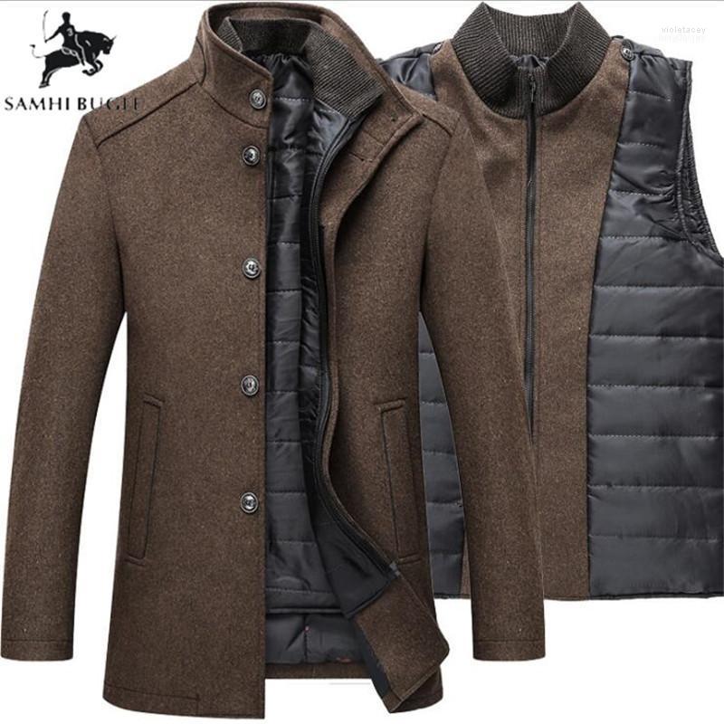 Winter Warm Wool Coat Men Thick Overcoats Topcoat Mens Single Breasted Coats And Jackets With Adjustable Vest Men's Coat1 Viol22, Gray
Winter Warm Wool Coat Men Thick Overcoats Topcoat Mens Single Breasted Coats And Jackets With Adjustable Vest Men's Coat1 Viol22, Gray