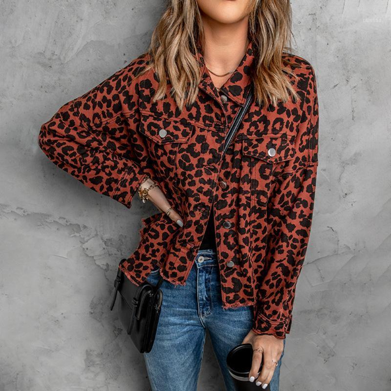Women' Jackets 2022 Jacket Women Autumn And Winter Leopard Print Lapel Button Casual Loose Top, Brown
Women' Jackets 2022 Jacket Women Autumn And Winter Leopard Print Lapel Button Casual Loose Top, Brown