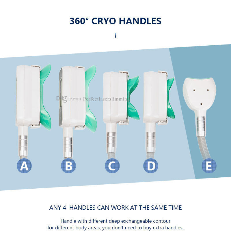 CE Cryolipolysis body contouring machine fat freezing 360 cryo liposuction equipment lipo laser slimming machines 2 years warranty