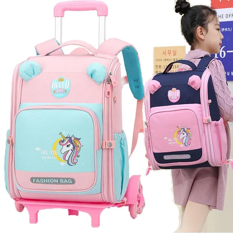 School Bags Ziranyu Girls Trolley Rolling Backpack For Wheeled Wheels Luggage Bag Waterproof, 2 wheels
School Bags Ziranyu Girls Trolley Rolling Backpack For Wheeled Wheels Luggage Bag Waterproof, 2 wheels