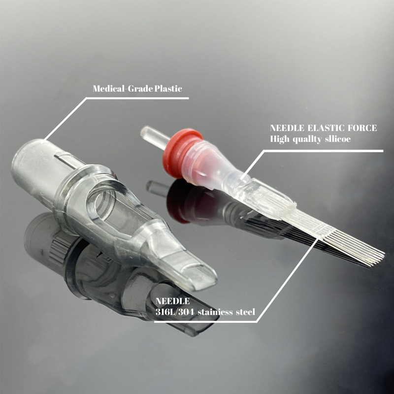 EZ Revolution Cartridge Tattoo Needles Round Shader #12 0.35mm for Rotary Machines Pen Grips 20pcs /lot 220316