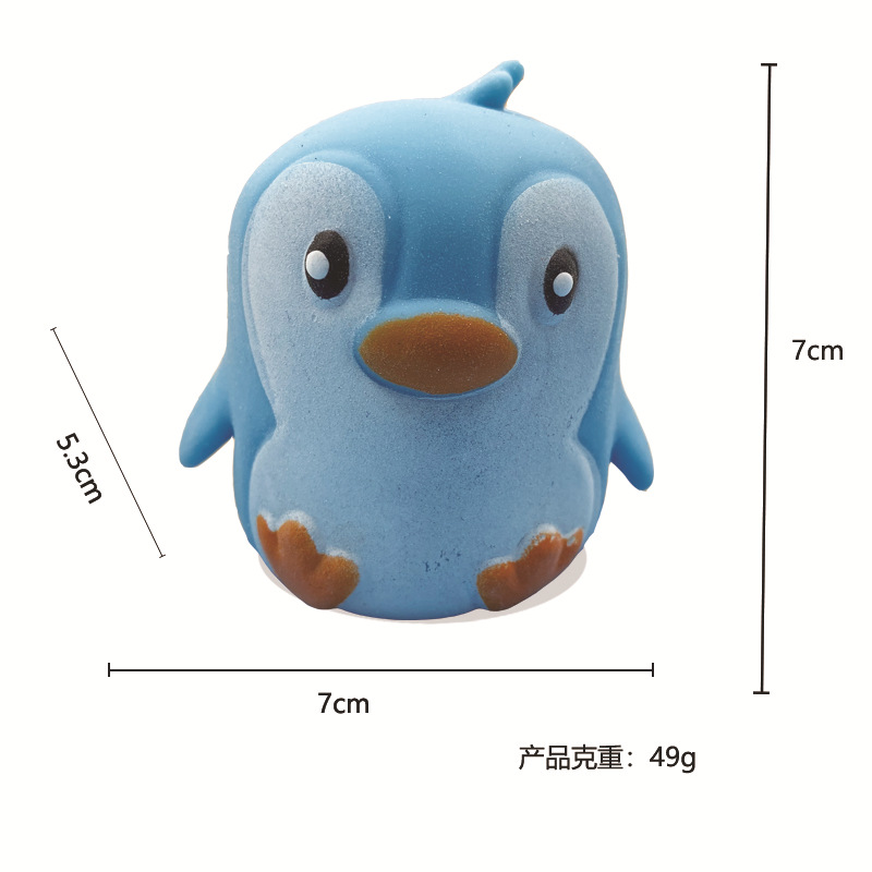 Fidget Toys Squishy Creative Decompression Vent Ball Penguin Squeeze Kneading Music New Strange Flour Ball TPR Children's Toy