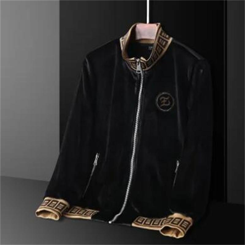 Men's Tracksuits Gold Velvet And Thickened Stand-up Collar Men's Suit Casual Sports Style Trendy Business Two-piece HandsomeMen's, Black
Men's Tracksuits Gold Velvet And Thickened Stand-up Collar Men's Suit Casual Sports Style Trendy Business Two-piece HandsomeMen's, Black