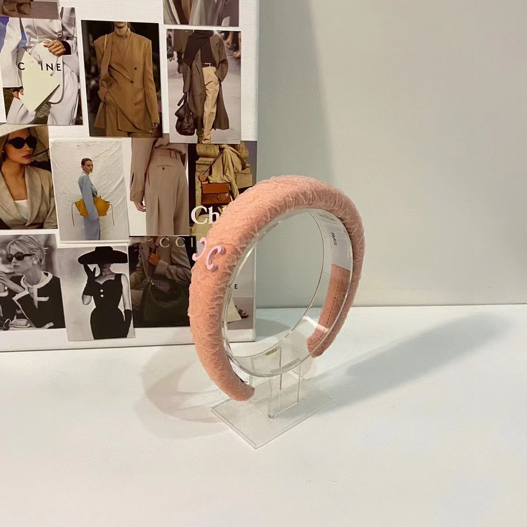 Fashion Brand line Letter Headband Women Classic CHC Hairband with Stamp Hair Accessories