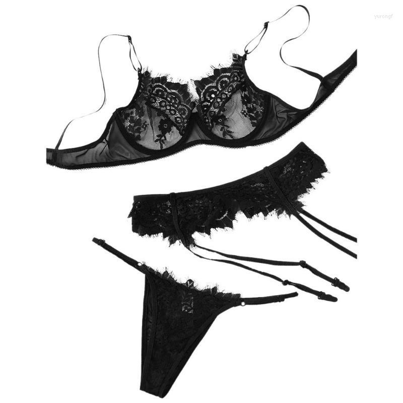 Bras Sets Lace Exquisite Sexy Lingerie Garter Briefs Bra Set Babydoll Sleepwear Underwear Porno Erotic Lenceria With, Black
Bras Sets Lace Exquisite Sexy Lingerie Garter Briefs Bra Set Babydoll Sleepwear Underwear Porno Erotic Lenceria With, Black