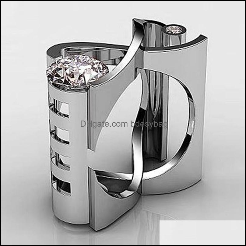 Wedding Rings European And American Fashion Sier Color Base Geometric Dazzling Ladies Ring Whole Sale Couple Drop Delivery 2021 Jewelry Zxjo
Wedding Rings European And American Fashion Sier Color Base Geometric Dazzling Ladies Ring Whole Sale Couple Drop Delivery 2021 Jewelry Zxjo