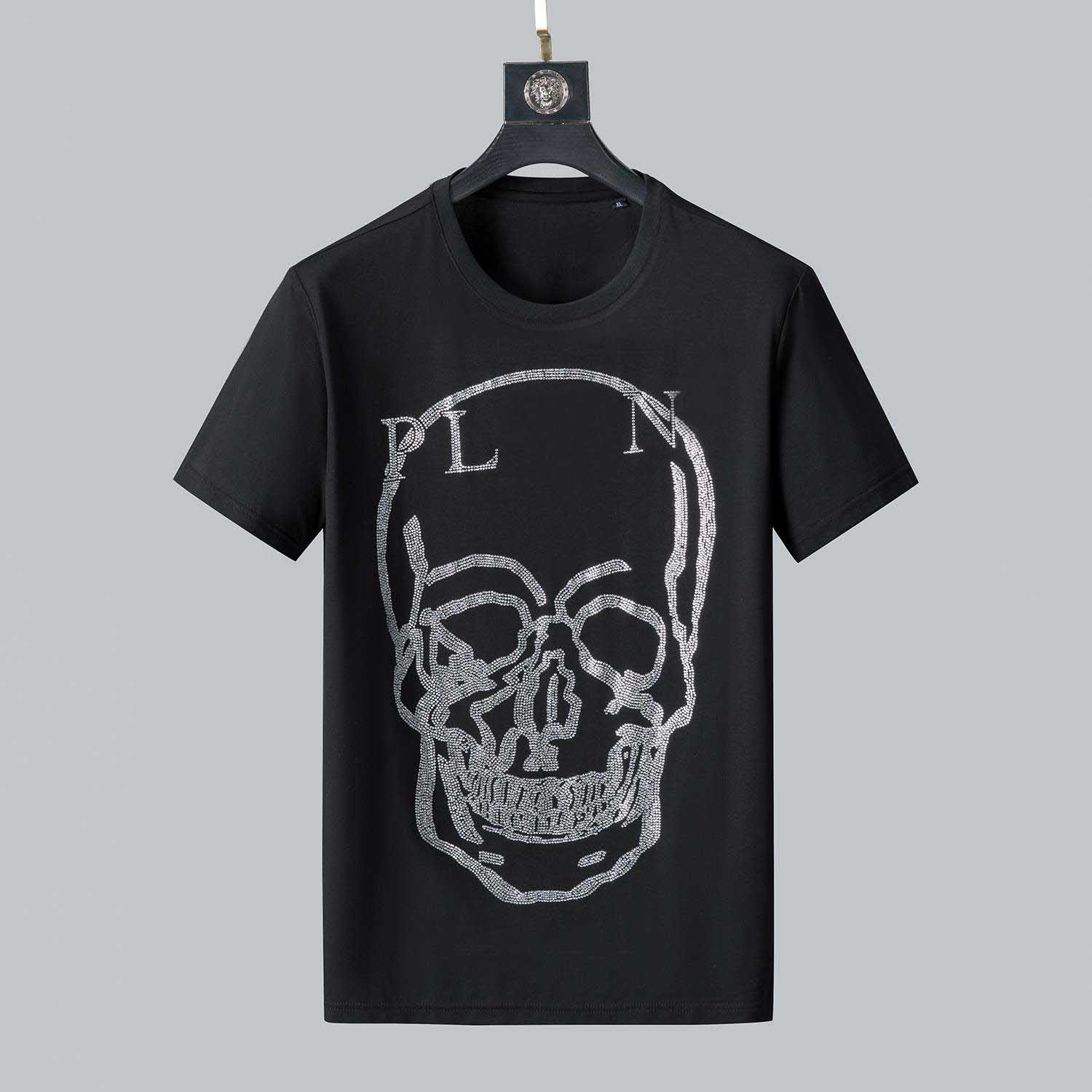 Phillip Plain Men designer PP Skull Diamond t shirt Short sleeve Dollar Brown bear Brand O-Neck high Quality Skulls TShirt, Beige
Phillip Plain Men designer PP Skull Diamond t shirt Short sleeve Dollar Brown bear Brand O-Neck high Quality Skulls TShirt, Beige
