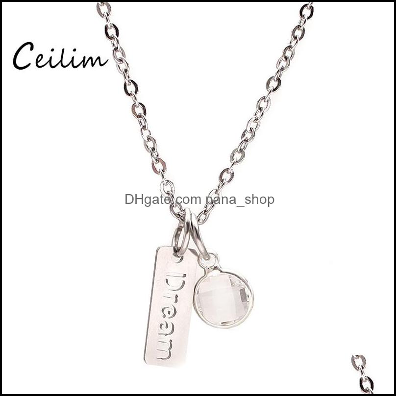 Pendant Necklaces Pendants Jewelry New Fashion Letter Dream Faith Stainless Steel For Women Link Sweater Chain Statement Necklace With Gif
Pendant Necklaces Pendants Jewelry New Fashion Letter Dream Faith Stainless Steel For Women Link Sweater Chain Statement Necklace With Gif