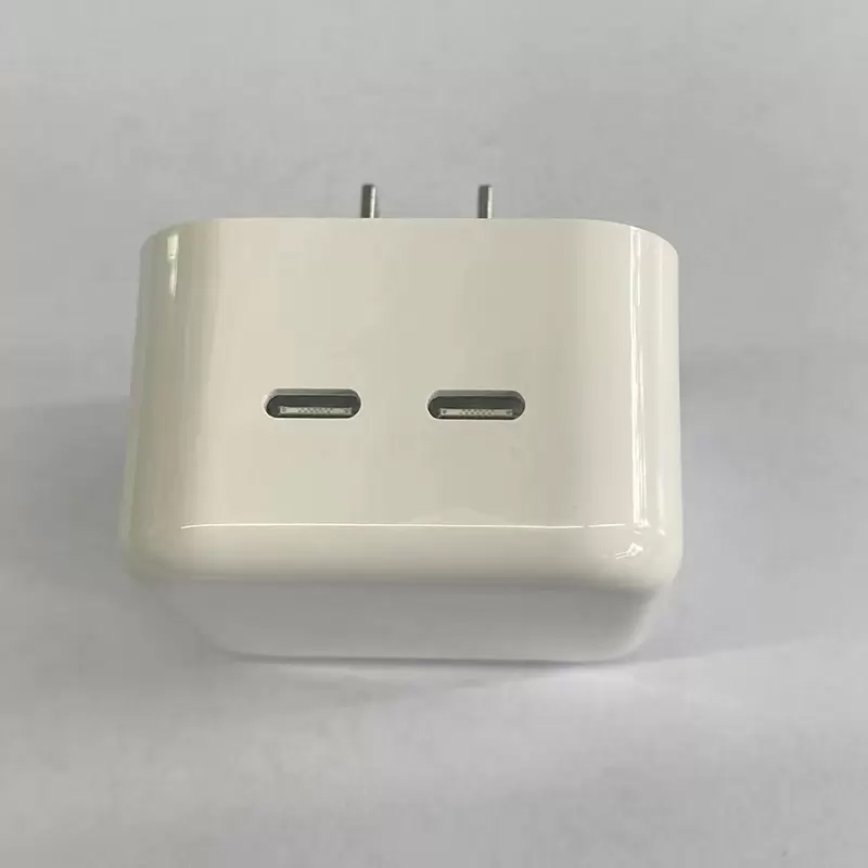 PD 35W 2 in 1 Chargers Dual USB-C port power AC adapter Super fast charging US EU Wall Plug for MacBook mini iphone 16 15 14 13 12 11 X pro max Double