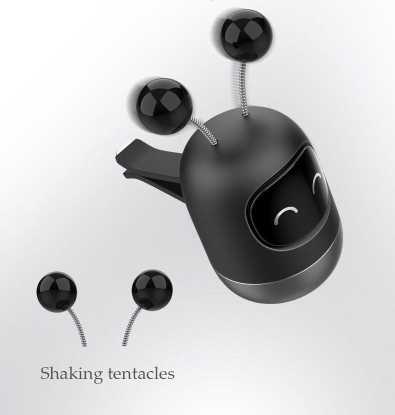 Car Air Freshener Robot shape diffuser Solid Perfume car Lovely expression interior accessories