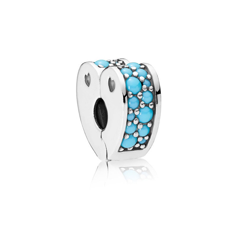 New Popular 925 Sterling Silver Clip Charm Beads For S925 Snake Charm Bracelet Beads DIY Women's Jewelry