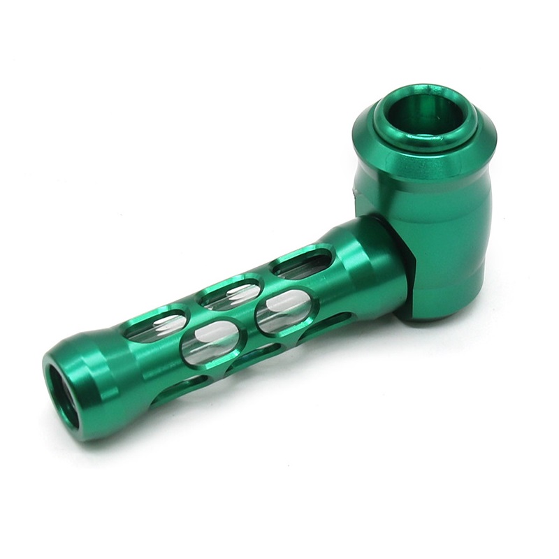 Hollow Prometheus Aluminum Alloy Smoking Pipes Tobacco Pipe Wax Dry Herb Holder with Glass Tube metal cigarettes smoke accessories
Hollow Prometheus Aluminum Alloy Smoking Pipes Tobacco Pipe Wax Dry Herb Holder with Glass Tube metal cigarettes smoke accessories
