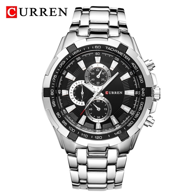 CURREN 8023 Quartz Watch Men Waterproof Sport Watches Mens Business Stainless Steel Wristwatch Male Clock reloj hombre 220614, Silver gold white
CURREN 8023 Quartz Watch Men Waterproof Sport Watches Mens Business Stainless Steel Wristwatch Male Clock reloj hombre 220614, Silver gold white