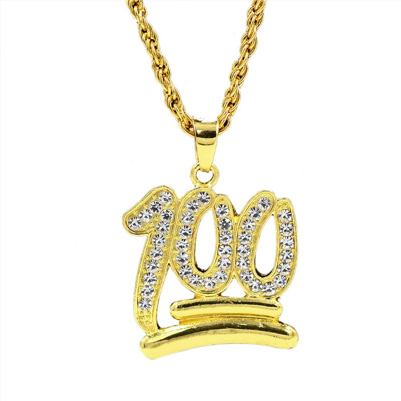 Chains Hop Style Chain 100 Unisex Gold Sign Jewellery Pendant Hip Surfer Alloy Necklace Necklaces & Pendants
Chains Hop Style Chain 100 Unisex Gold Sign Jewellery Pendant Hip Surfer Alloy Necklace Necklaces & Pendants