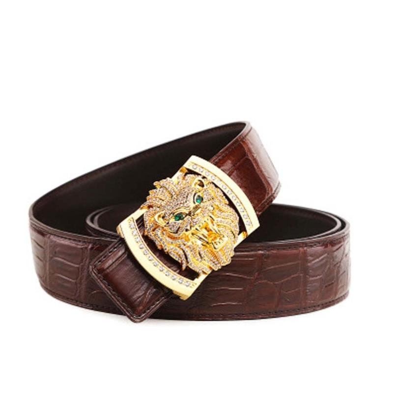 Belts Linshe No Stitching Crocodile Men Belt Stainless Steel Buckle Business Male, Black
Belts Linshe No Stitching Crocodile Men Belt Stainless Steel Buckle Business Male, Black