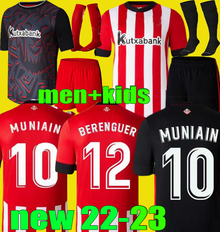 22 23 home away soccer Jerseys Athletic Bilbao WILLIAMS MUNIAIN BERENGUER SANCET I.LEKUE I.MARTINZ RAUL GARCIA 2022 2023 men kids kit set football shirts uniform
22 23 home away soccer Jerseys Athletic Bilbao WILLIAMS MUNIAIN BERENGUER SANCET I.LEKUE I.MARTINZ RAUL GARCIA 2022 2023 men kids kit set football shirts uniform