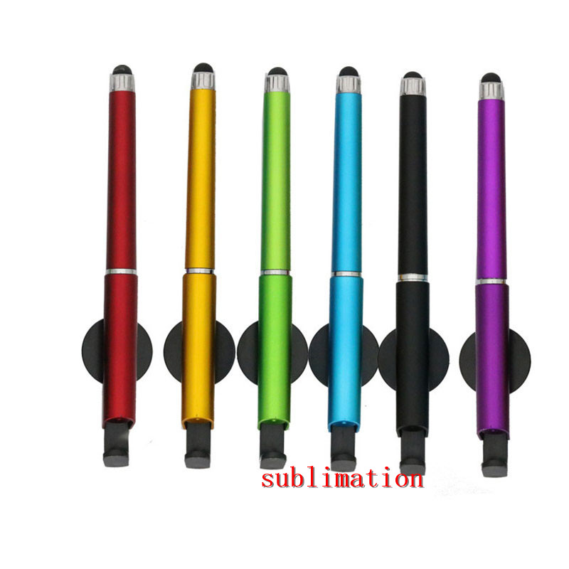 sublimation blank ballpoint pen 6colours hot transfer printing consumables factory price