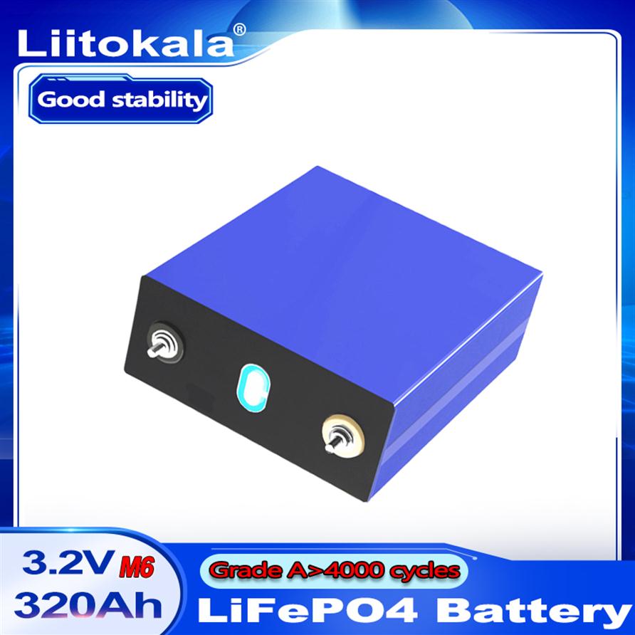 

8PCS LiitoKala 3.2V Lifepo4 320AH 12V 24V 310AH Battery Pack DIY Rechargeable Solar Power EU US Tax Grade A Cells222o
