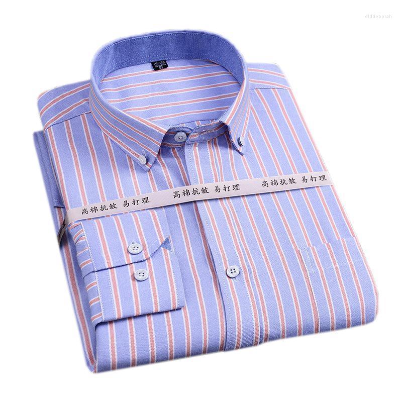 Men's Casual Shirts Men's Striped Oxford Long-sleeved Slim Fit Plaid Gentleman Comfortable Shirt Fashion 60% Cotton For MenMen's Eldd22, Y-5
Men's Casual Shirts Men's Striped Oxford Long-sleeved Slim Fit Plaid Gentleman Comfortable Shirt Fashion 60% Cotton For MenMen's Eldd22, Y-5