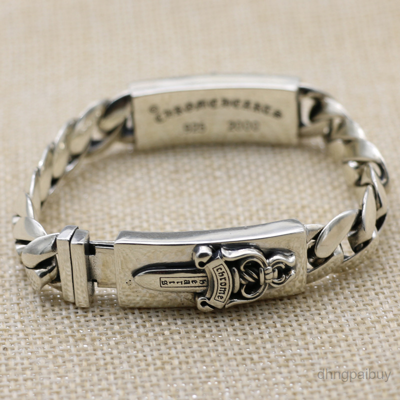 Designer Ch Bracelet Chrome 925 Sterling Silver Domineering Creative Men Trendy Cross Flower Sword Double Head Simple Jewelry Chain Gifts Luxury 2jad
Designer Ch Bracelet Chrome 925 Sterling Silver Domineering Creative Men Trendy Cross Flower Sword Double Head Simple Jewelry Chain Gifts Luxury 2jad