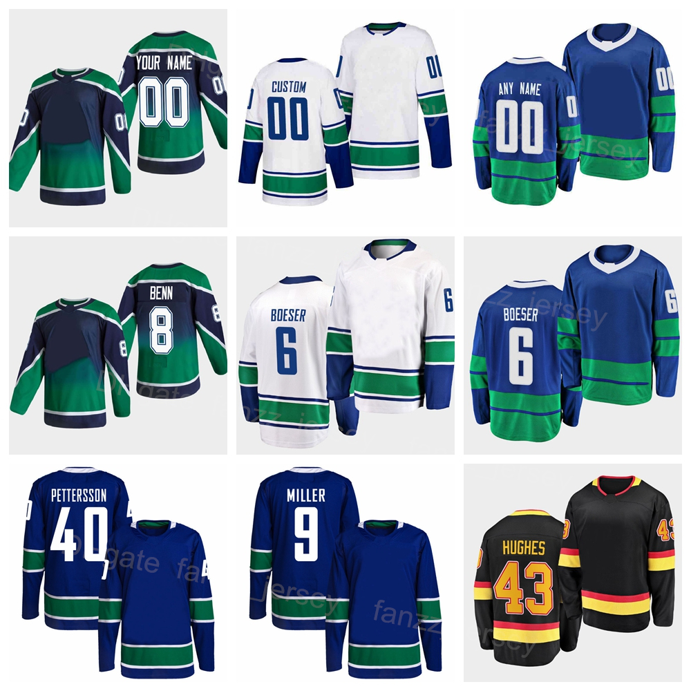 Ice Hockey 9 JT Miller Jersey 43 Quinn Hughes 6 Brock Boeser 40 Elias Pettersson 53 Bo Horvat 8 Conor Garland 23 Oliver Ekman-Larsson 21 Nils Hoglander Man Kids Woman, Blue
Ice Hockey 9 JT Miller Jersey 43 Quinn Hughes 6 Brock Boeser 40 Elias Pettersson 53 Bo Horvat 8 Conor Garland 23 Oliver Ekman-Larsson 21 Nils Hoglander Man Kids Woman, Blue