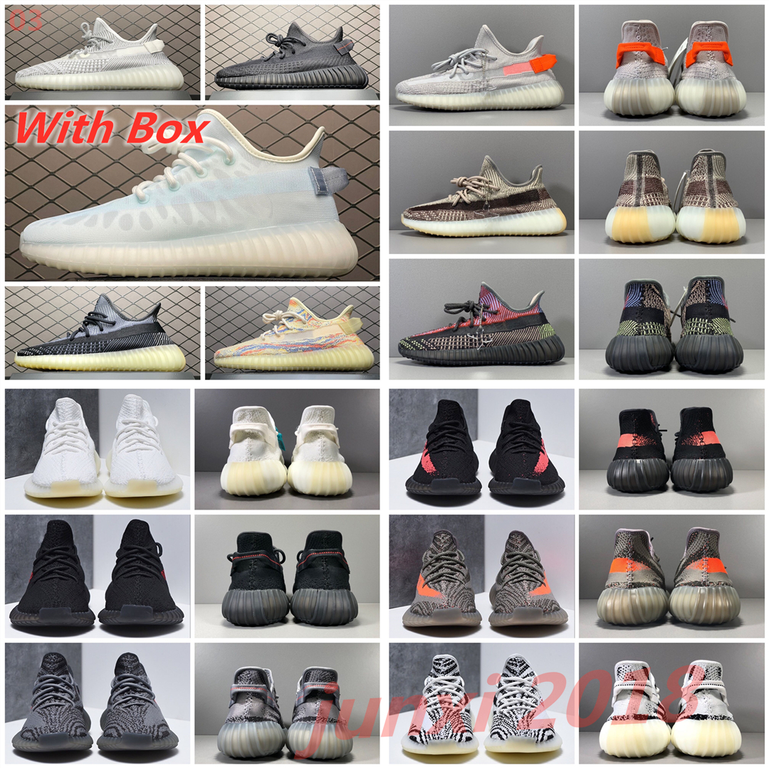 With Box#039;V2'' boots YEEZIES''BOOSTs''yezzies''350 Running Shoes Sesame Butter Semi-frozen Yellow Crea