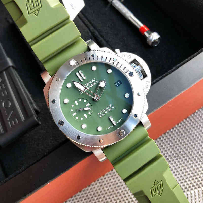 Penahai Pam961 Tough and Handsome Watch Mechanical Classic High End Luxury Elegant Luminous Green Water Ghost, Black
Penahai Pam961 Tough and Handsome Watch Mechanical Classic High End Luxury Elegant Luminous Green Water Ghost, Black