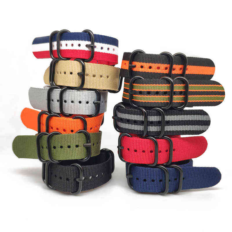 NATO Nylon Strap 20 22 24 mm Solid bracelet Military nato fabric Nylon straps Woven Zulu Straps Bands Black Buckle belt G220420
NATO Nylon Strap 20 22 24 mm Solid bracelet Military nato fabric Nylon straps Woven Zulu Straps Bands Black Buckle belt G220420