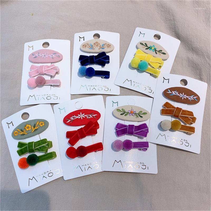 Hair Accessories 3Pcs/set Korea Cute Furry Clip For Children Little Girl Lovely Flower Hairpin Side Bangs Barrette Kids
Hair Accessories 3Pcs/set Korea Cute Furry Clip For Children Little Girl Lovely Flower Hairpin Side Bangs Barrette Kids